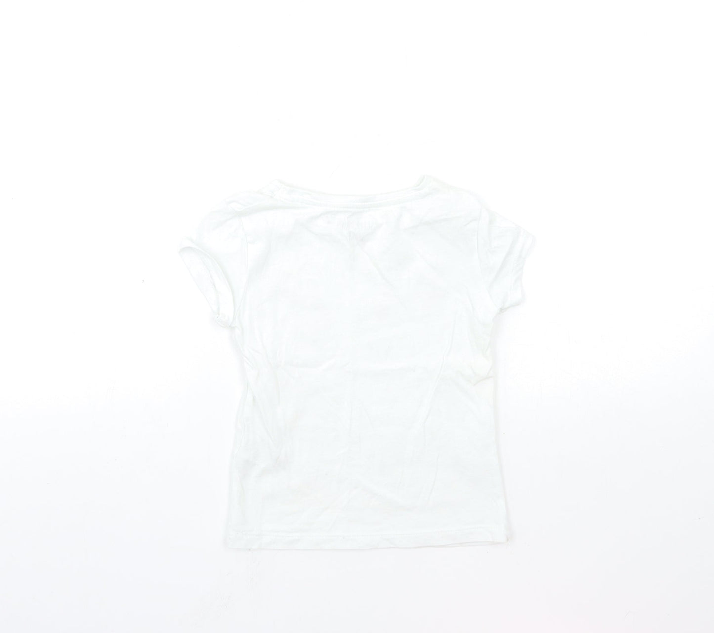 F&F Baby White   Basic T-Shirt Size 3-6 Months  - christmas