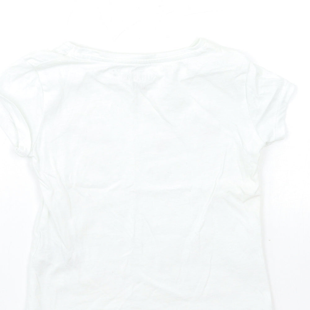 F&F Baby White   Basic T-Shirt Size 3-6 Months  - christmas