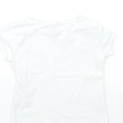 F&F Baby White   Basic T-Shirt Size 3-6 Months  - christmas