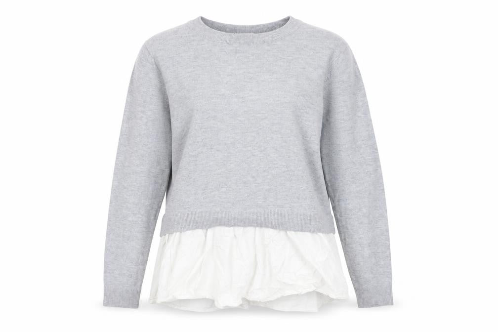 Womens UK Size L H&M Grey Pullover Jumper