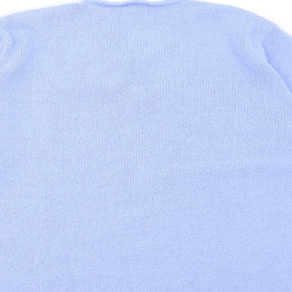 Claire Ashton Womens Blue  Knit Pullover Jumper Size 14