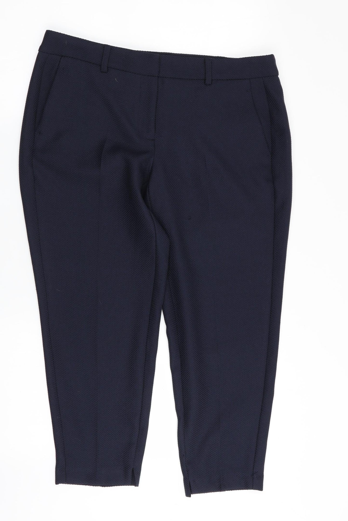 Womens UK Size 12 Dorothy Perkins Regular Fit  Blue Trousers