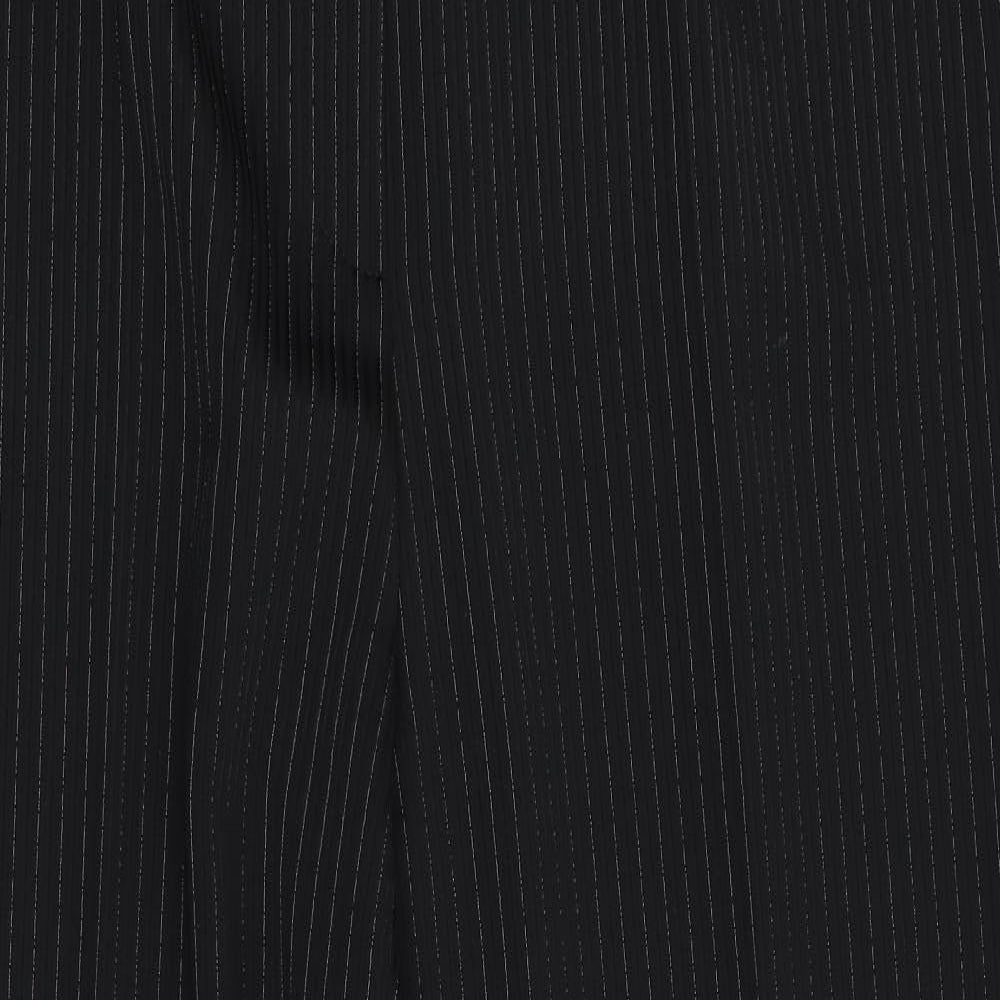 Gerry Weber Womens Black Striped  Trousers  Size 16 L26 in