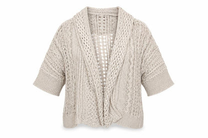 Womens UK Size 10 M&S Beige Cardigan Jumper