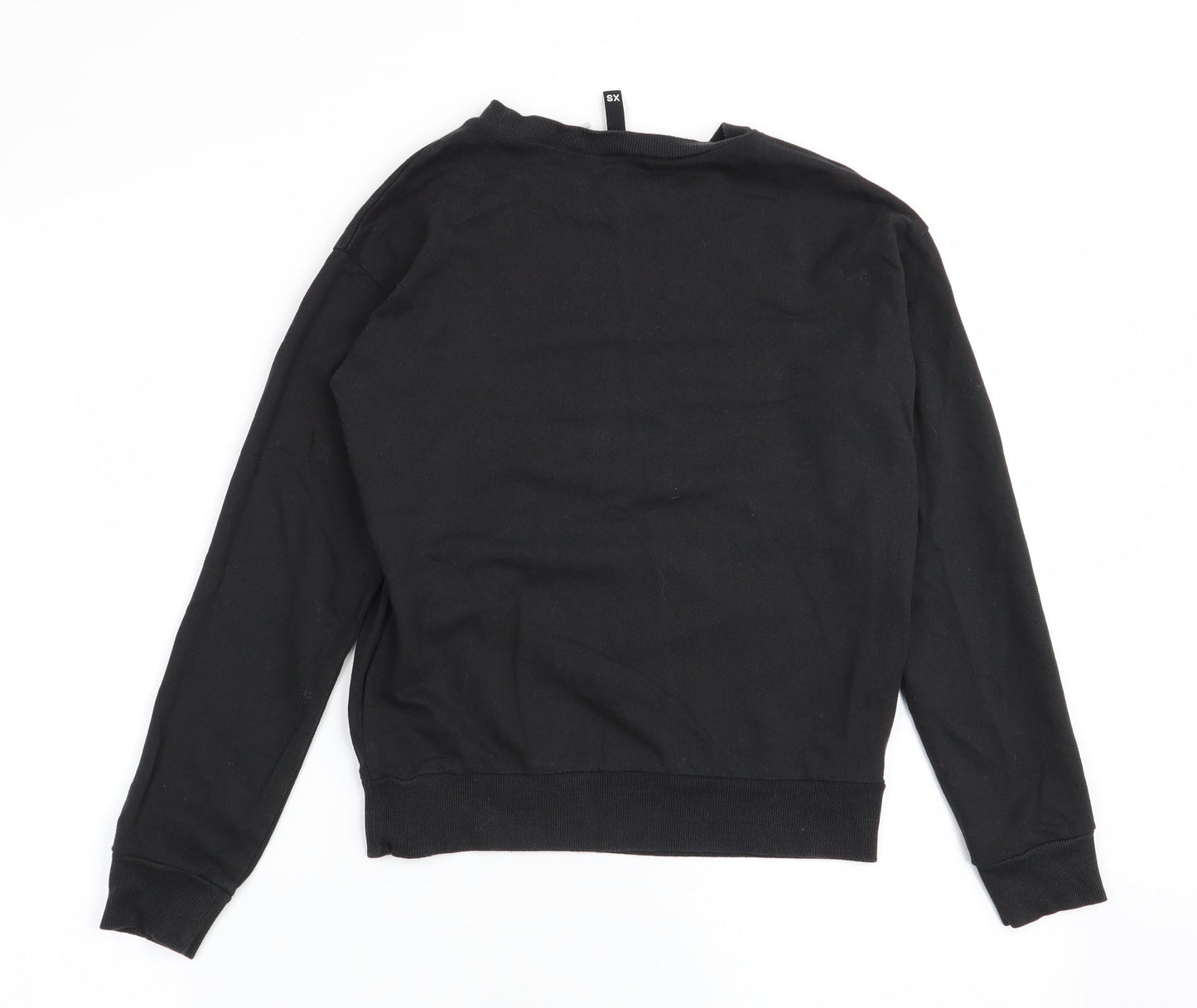 Womens UK Size XS Divided by H&M Black Pullover Jumper