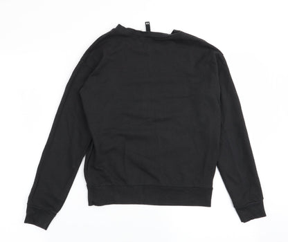 Womens UK Size XS Divided by H&M Black Pullover Jumper