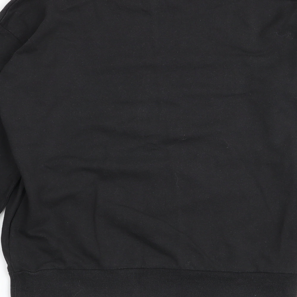 Womens UK Size XS Divided by H&M Black Pullover Jumper