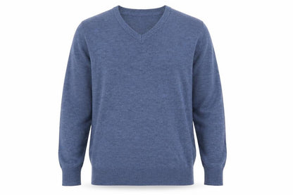 Mens UK Size M Cotton Traders Blue Pullover Jumper