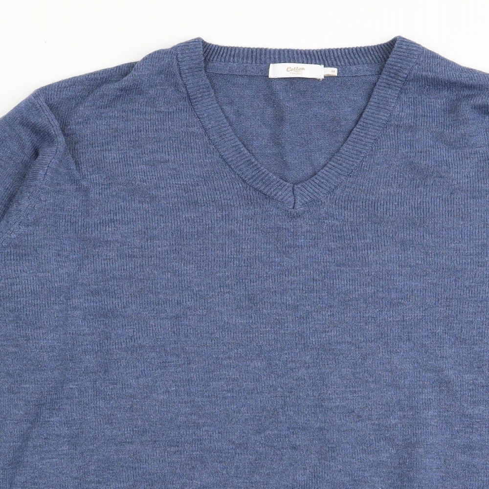 Cotton Traders Mens Blue   Pullover Jumper Size M