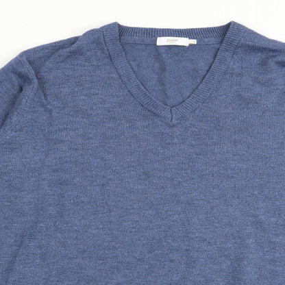 Cotton Traders Mens Blue   Pullover Jumper Size M