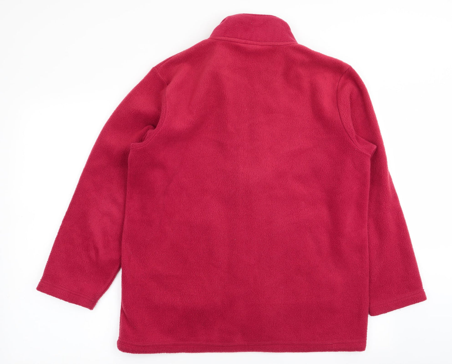 Daxon Womens Red   Full Zip Jumper Size 14