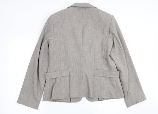 bonmarche Womens Grey   Jacket Blazer Size 14