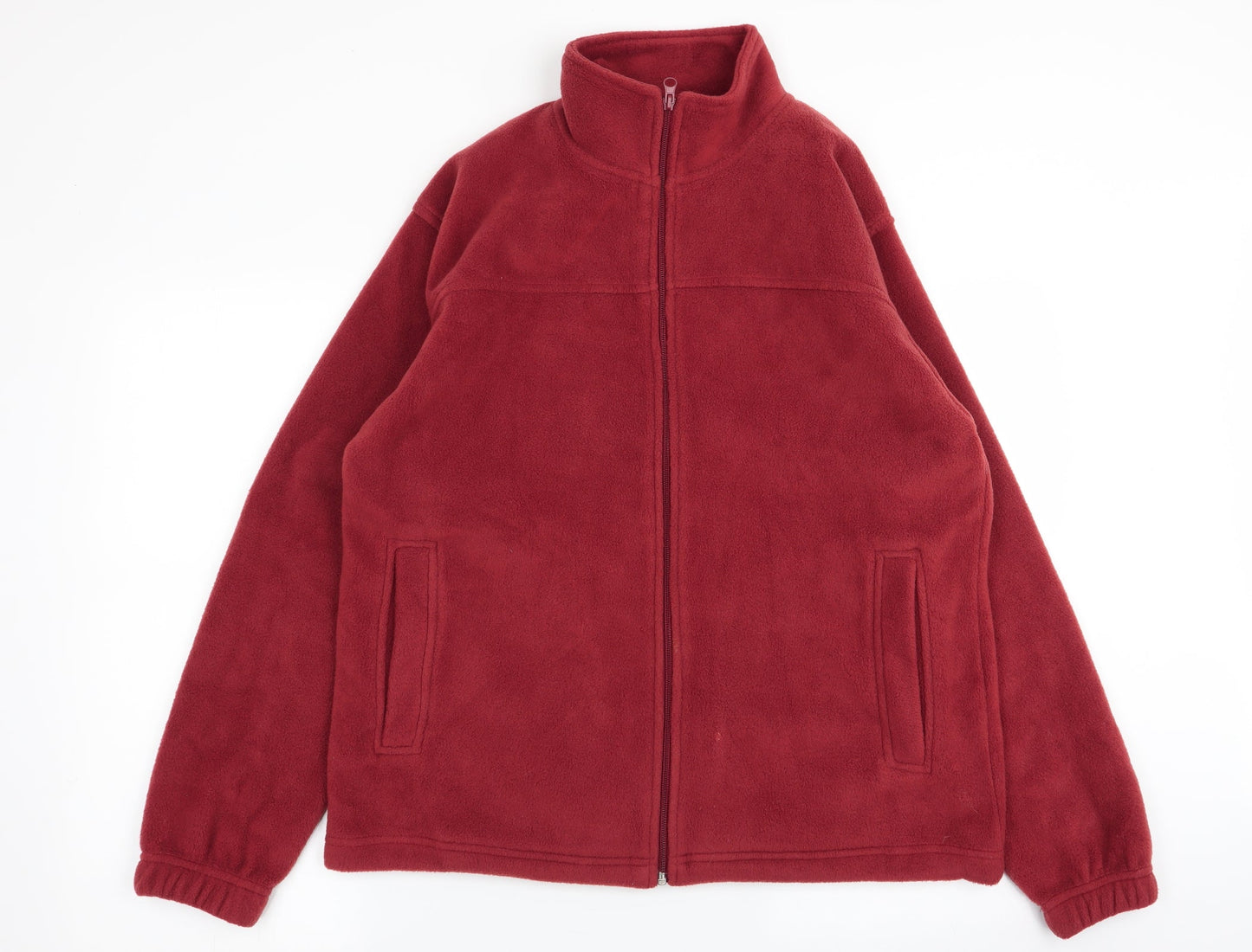 EWM Mens Red   Full Zip Jumper Size S