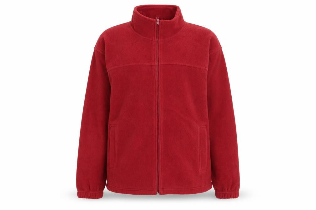 Mens UK Size S EWM Red Full Zip Jumper
