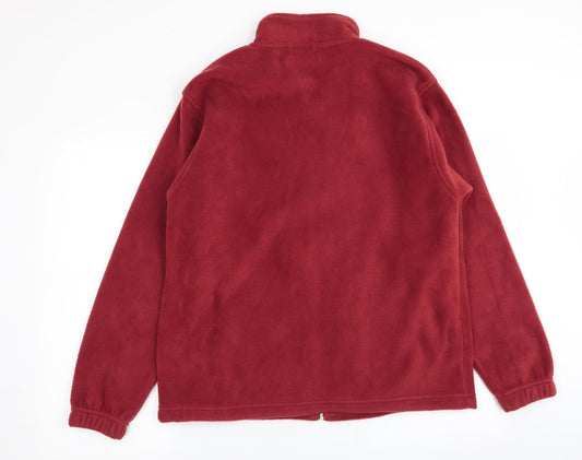 EWM Mens Red   Full Zip Jumper Size S