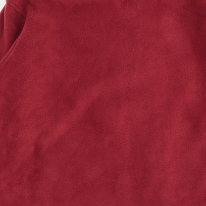 EWM Mens Red   Full Zip Jumper Size S