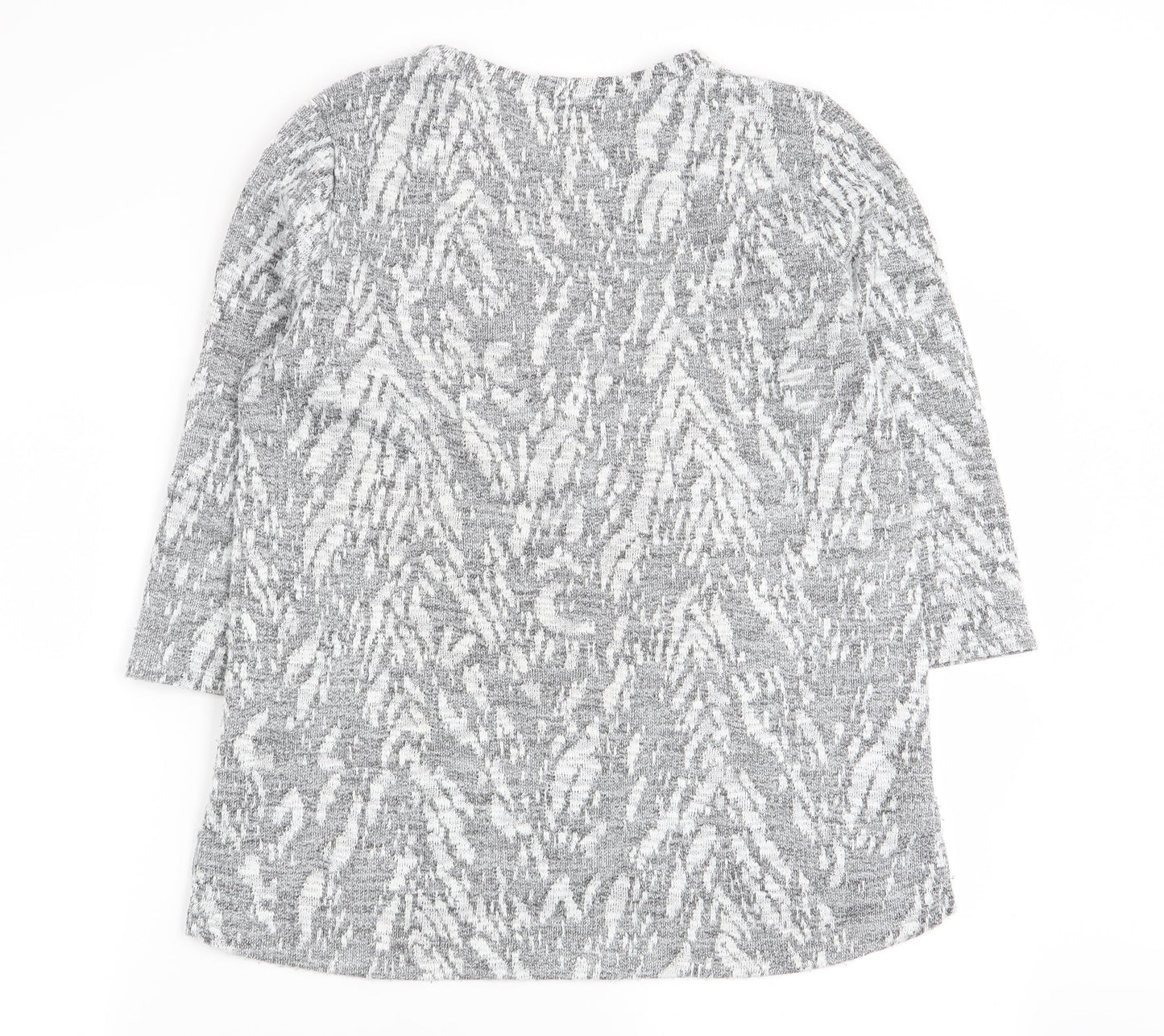 F&F Womens Multicoloured Geometric  Pullover Jumper Size 12