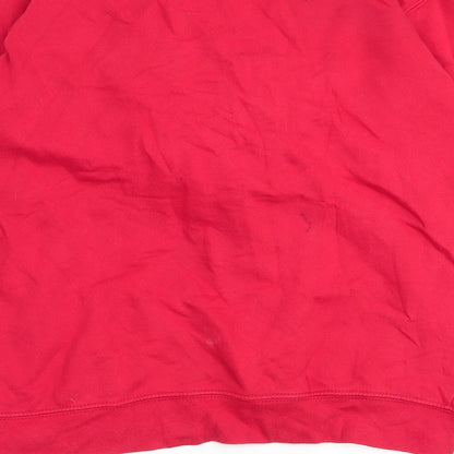 Awdis Mens Red   Pullover Jumper Size S