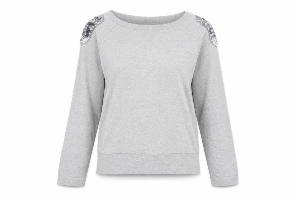 Womens UK Size S saint tropez Grey Pullover Jumper