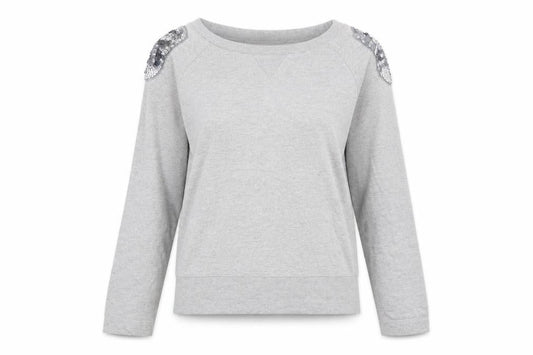 Womens UK Size S saint tropez Grey Pullover Jumper