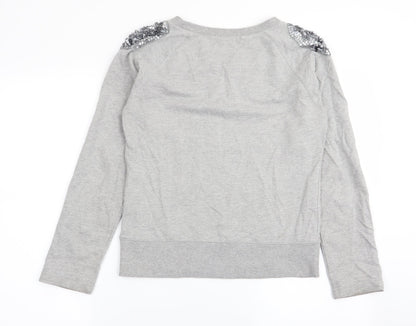 Womens UK Size S saint tropez Grey Pullover Jumper