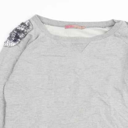 Womens UK Size S saint tropez Grey Pullover Jumper