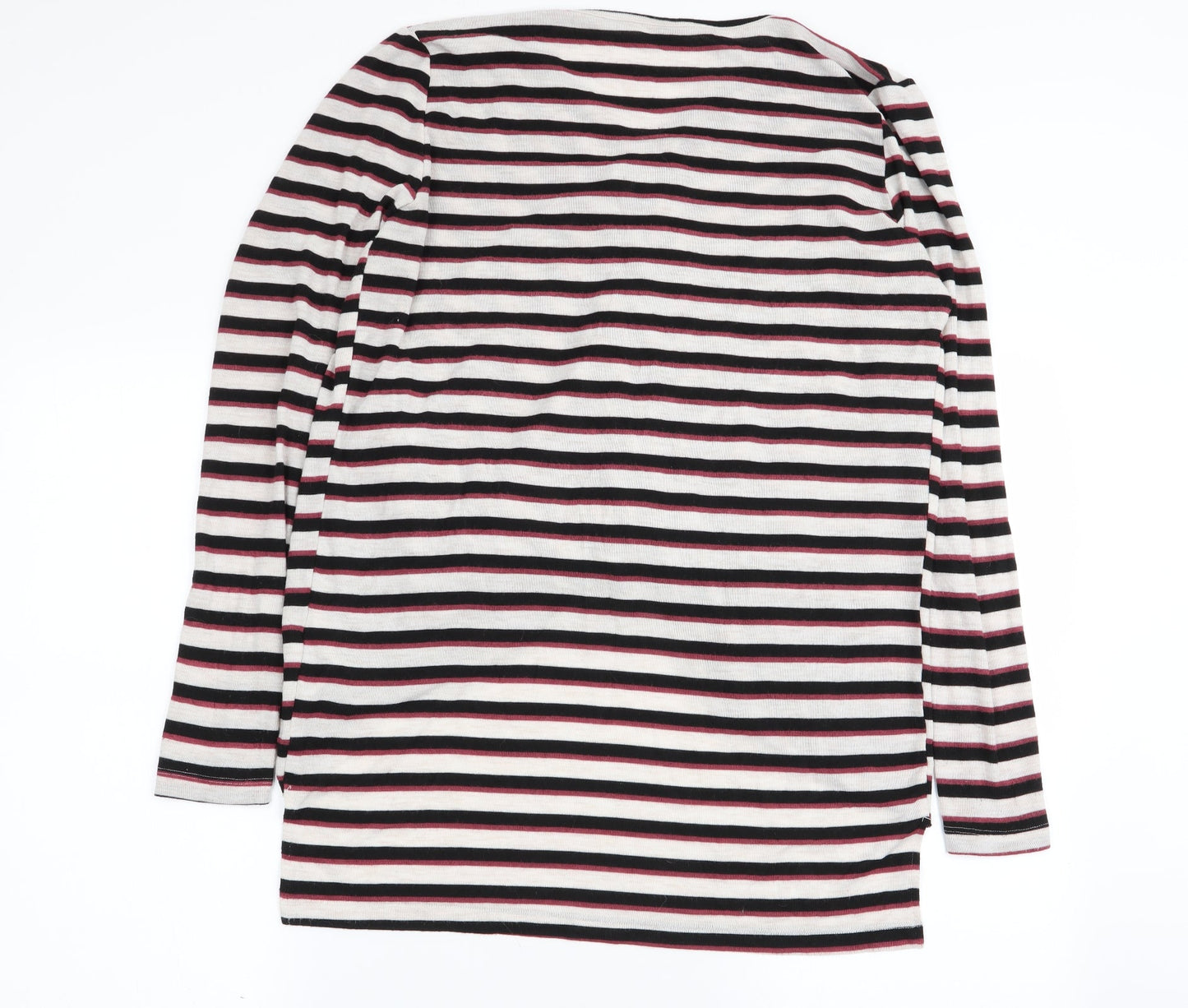 VERO MODA Womens Multicoloured Striped  Basic T-Shirt Size 10