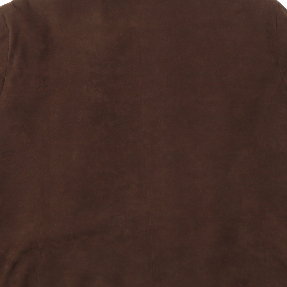 essence Womens Brown   Jacket Coat Size 18
