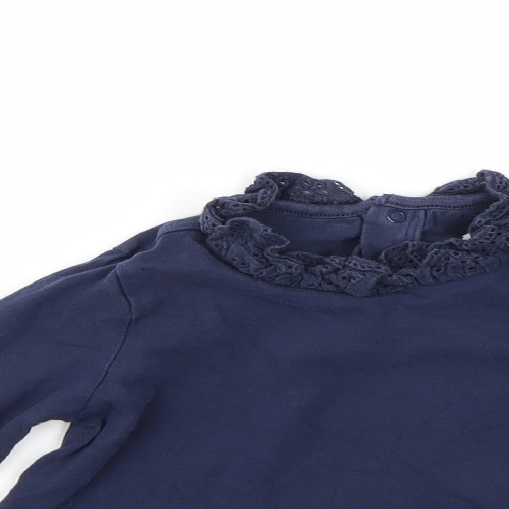 F&F Girls Blue   Basic T-Shirt Size 12-18 Months
