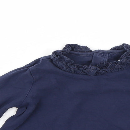 F&F Girls Blue   Basic T-Shirt Size 12-18 Months
