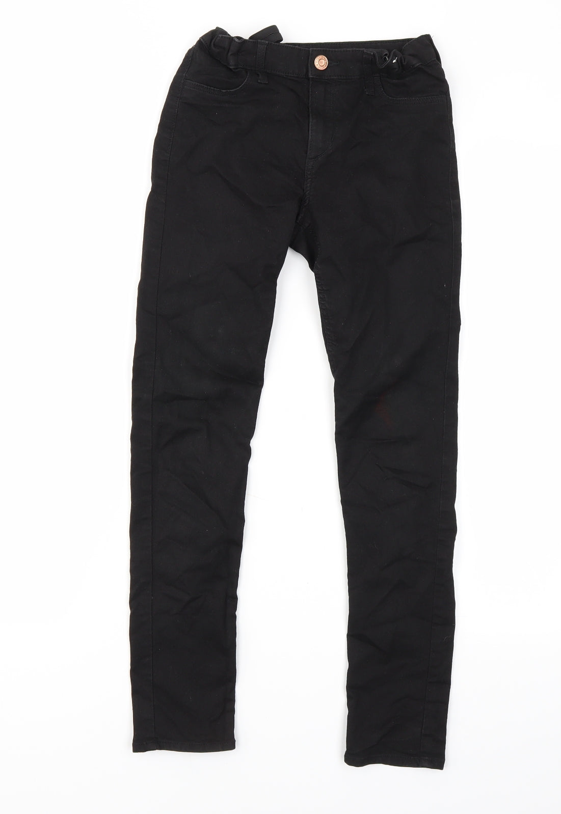 DENIM  Girls Black   Skinny Jeans Size 10-11 Years