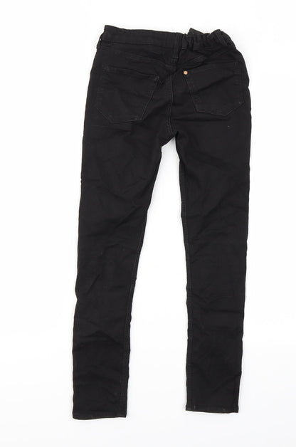 DENIM  Girls Black   Skinny Jeans Size 10-11 Years