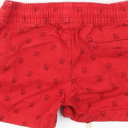 Parish Nation Boys Red Argyle/Diamond  Capri Jeans Size 18 Months