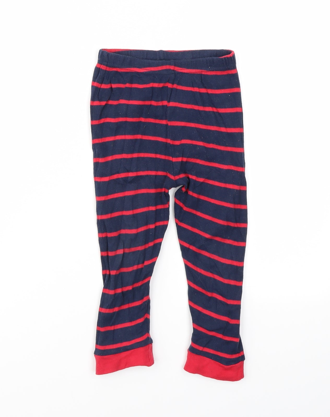 Primark Boys Multicoloured Striped  Jogger Trousers Size 2 Years