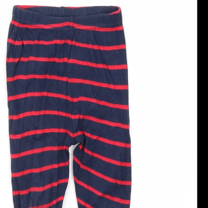 Primark Boys Multicoloured Striped  Jogger Trousers Size 2 Years