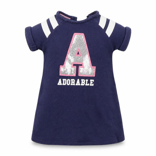M Girls Blue Argyle/Diamond  Fit & Flare  Size 2-3 Years