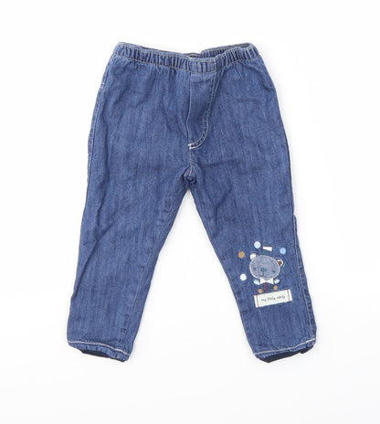ST BENARD Baby Blue   Capri Jeans Size 6-9 Months