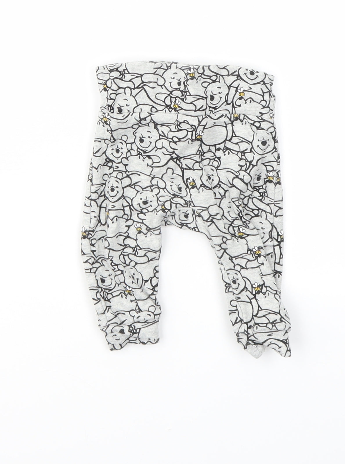 Preworn Baby Grey Animal Print  Capri Leggings Size 3-6 Months