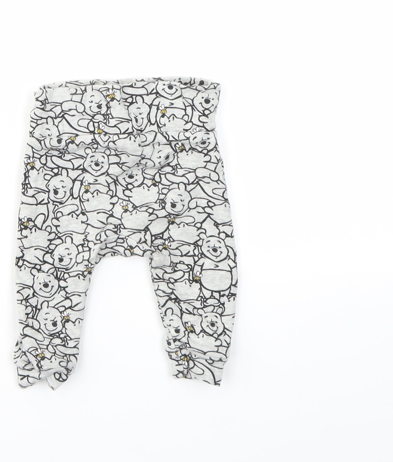 Preworn Baby Grey Animal Print  Capri Leggings Size 3-6 Months