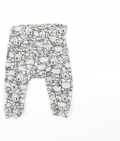 Preworn Baby Grey Animal Print  Capri Leggings Size 3-6 Months