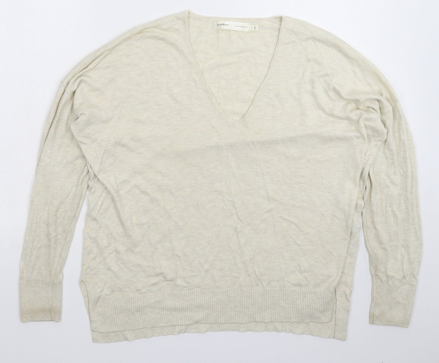 Womens UK Size L Inwear Grey Pullover Jumper