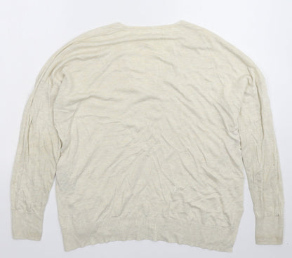 Womens UK Size L Inwear Grey Pullover Jumper