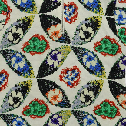 Atmosphere Womens White Floral  Basic Blouse Size 8