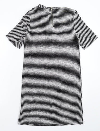Divided Womens Grey Striped  Mini  Size 12