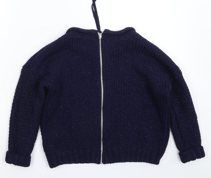 Womens UK Size 8 Topshop Blue Pullover Jumper