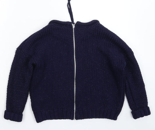 Womens UK Size 8 Topshop Blue Pullover Jumper