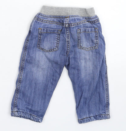 Merc Baby Blue  Denim Capri Jeans Size 9 Months