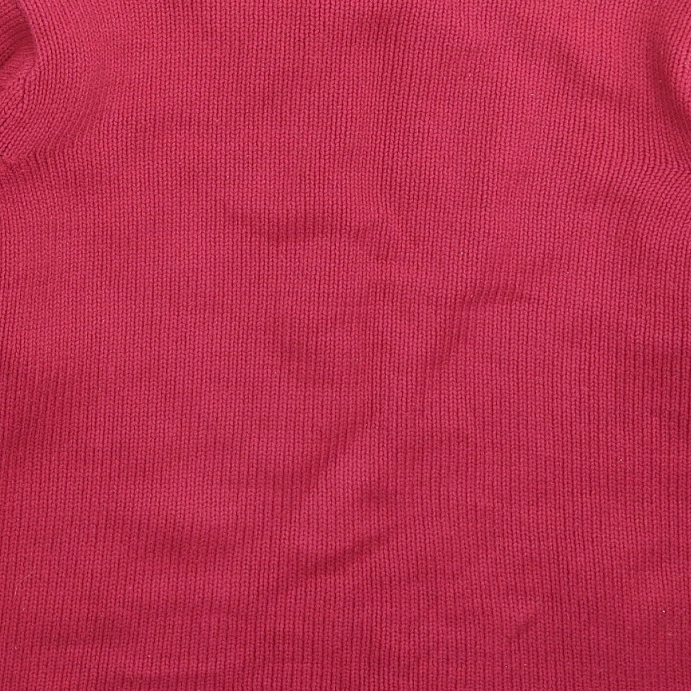 Womens UK Size M BM Pink Pullover Jumper