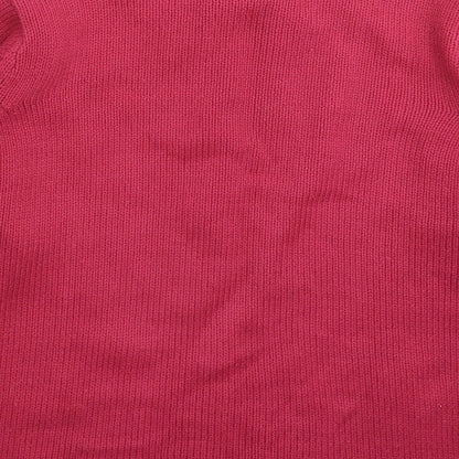 Womens UK Size M BM Pink Pullover Jumper