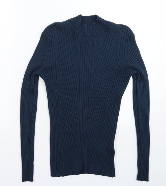 Womens UK Size M H&M Blue Pullover Jumper